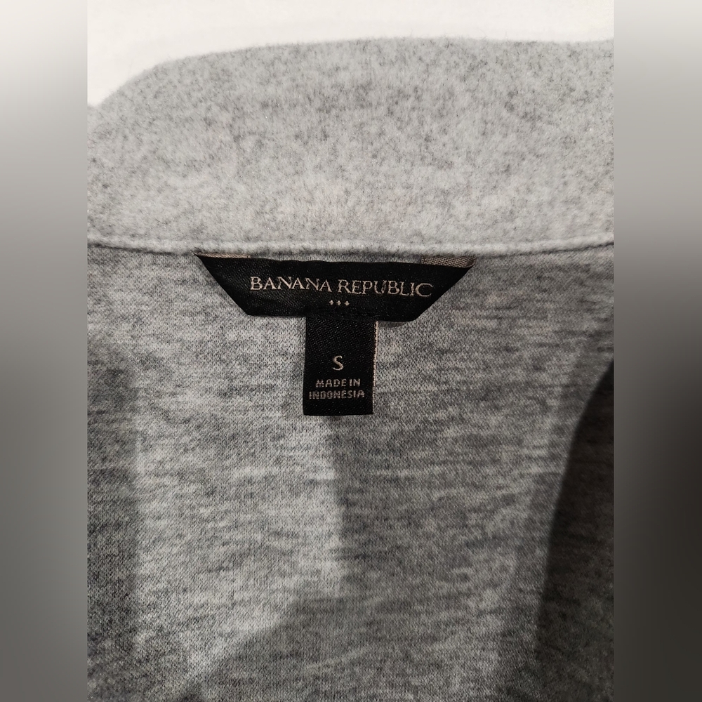 Banana Republic Women's Brushed Gray Double-Breasted Jacket. Suze Small - Picture 5 of 9